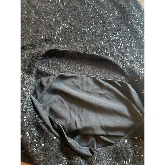 Ralph Lauren Collection Purple Label Sequin Cocktail Bodycon Midi Dress XL $3k - Picture 7 of 10